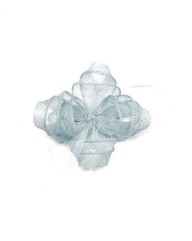 Light Blue Fascinator Hair Clip