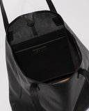 Black Nelly Leather Slouch Bag