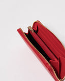 Red Leather Charlize Wallet