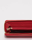 Red Leather Charlize Wallet