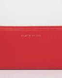 Red Leather Charlize Wallet
