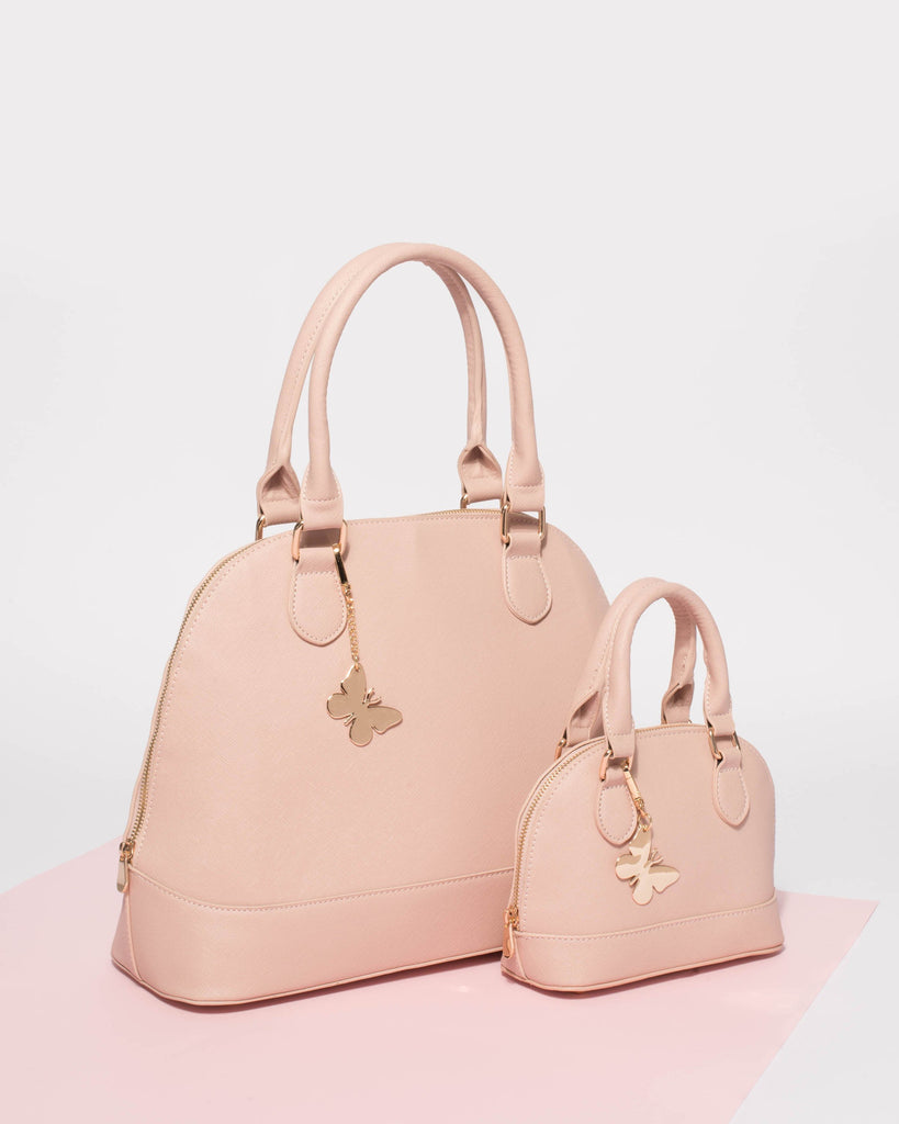 Pink Large Britta Bowler Bag