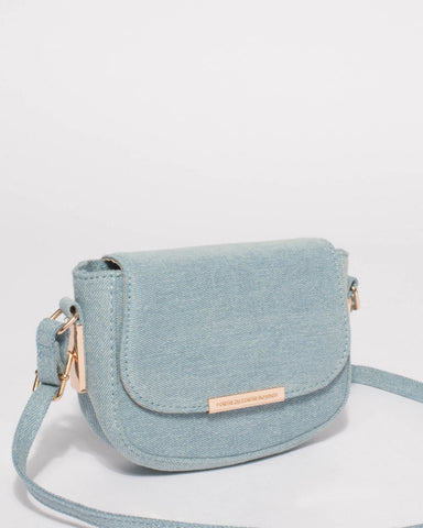 Blue Junior Mila Mini Saddle Bag