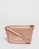Rose Gold Junior Mila Mini Saddle Bag