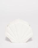 White Junior Hannah Shell Mini Crossbody Bag