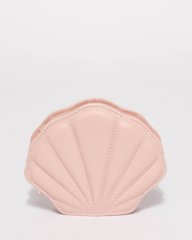 Pink Junior Hannah Shell Mini Crossbody Bag