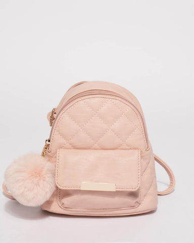 Pink Junior Quilted Mini Backpack