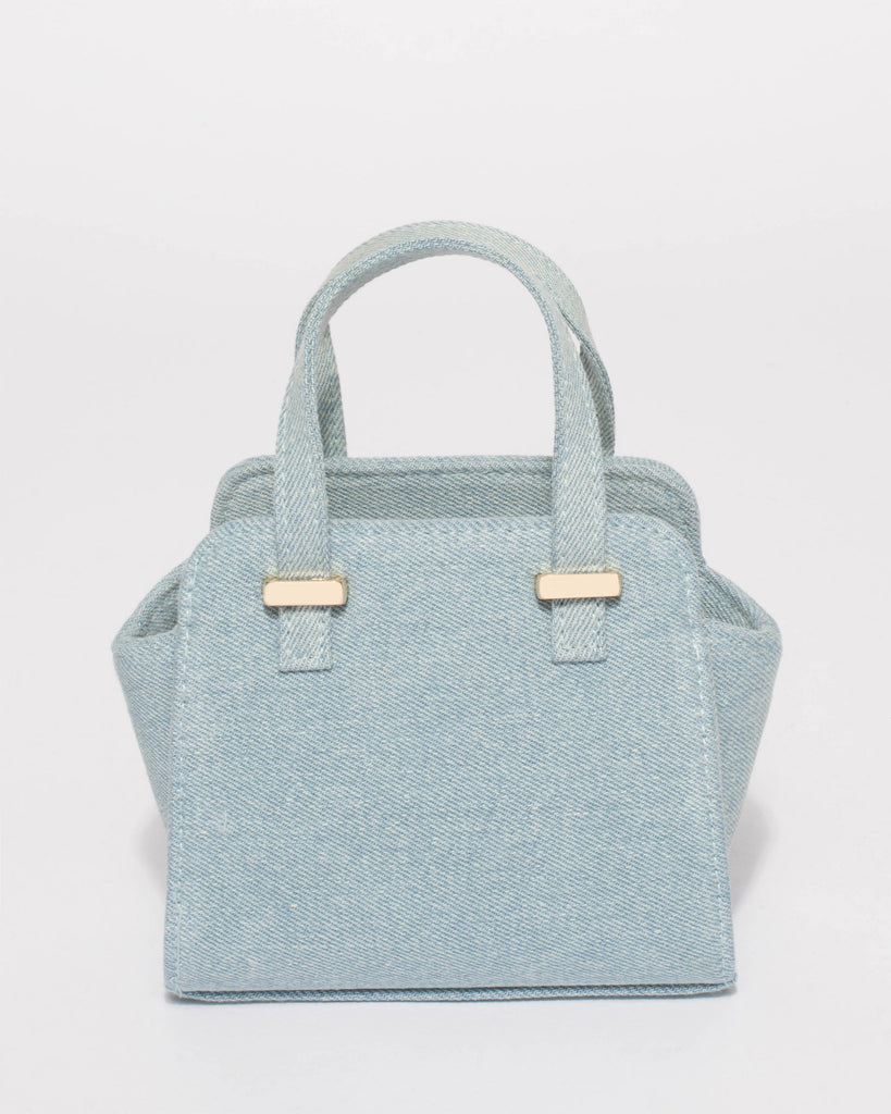 Blue Junior Didi Trapeze Mini Bag