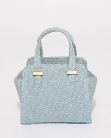 Blue Junior Didi Trapeze Mini Bag