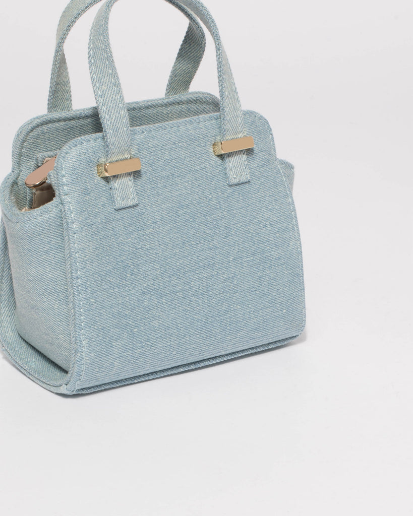 Blue Junior Didi Trapeze Mini Bag