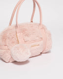 Pink Junior Tassel Mini Weekender Bag