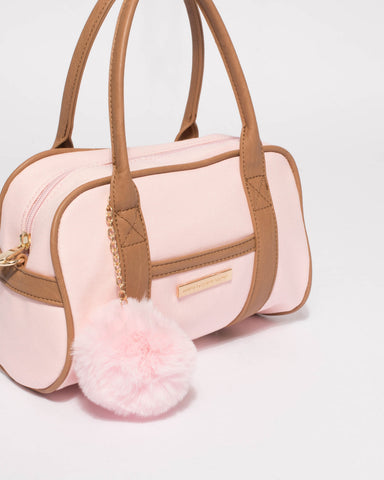 Pink Junior Tassel Mini Weekender Bag