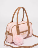 Pink Junior Tassel Mini Weekender Bag
