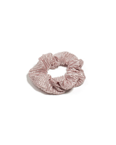 Pink Ruched Hair Scrunchie