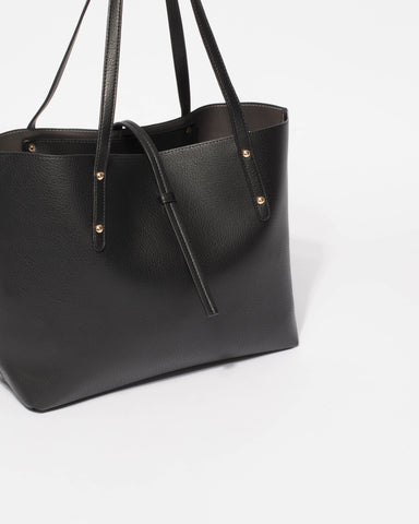Black Large Basic Tote Bag