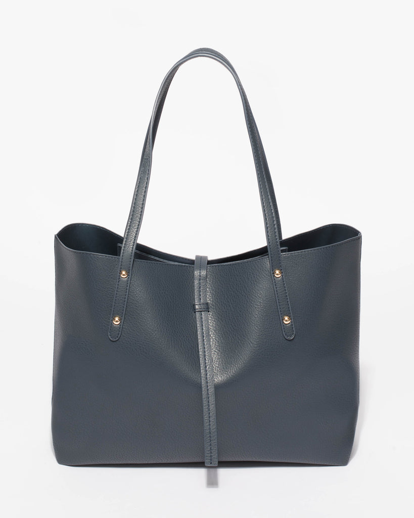 Navy Large Basic Tote Bag
