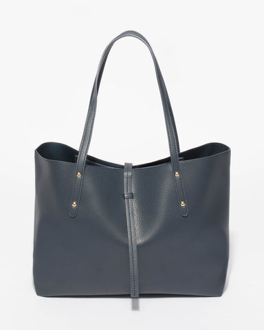 Navy Large Basic Tote Bag