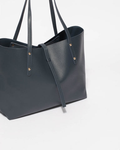 Navy Large Basic Tote Bag