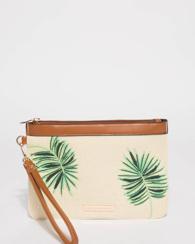 Natural Palm Leave Purse
