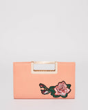 Peach Tammy Rose Clutch Bag