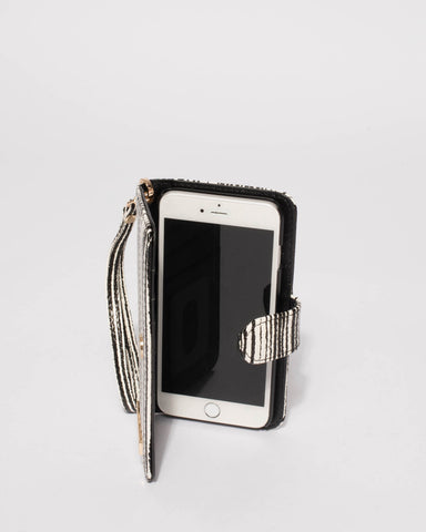 Monochrome Snake Iphone 6, 7 & 8 Plus Purse
