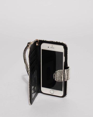 Monochrome Snake Iphone 6, 7 & 8 Purse