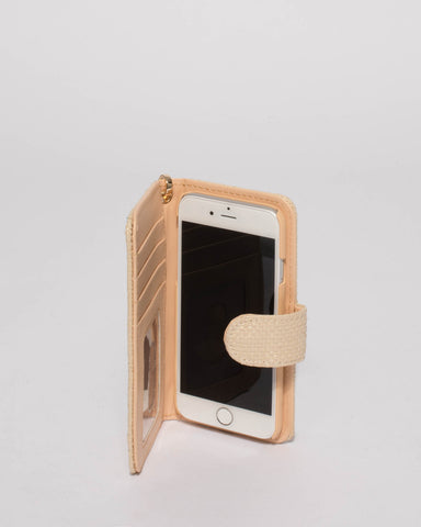 Natural Pineapple Iphone 6, 7 & 8 Purse