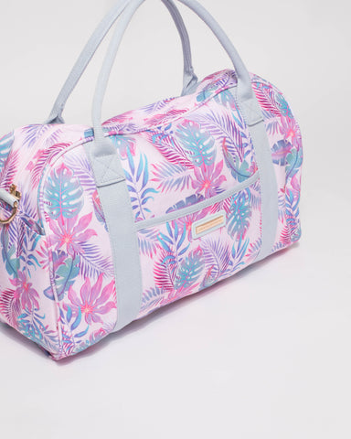 Liliac Leaf Folded Canvas Weekender Bag