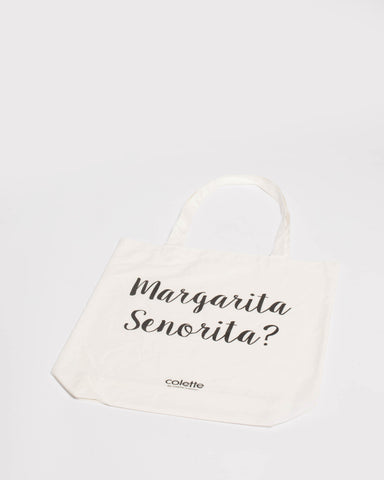 Ivory Margarita Senorita Tote Bag
