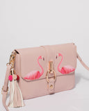 Pink Elissa Flamingo Crossbody Bag