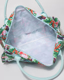 Multi Colour Parrrot Folded Canvas Weekender Bag