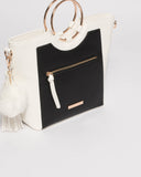 Monochrome Bella Ring Hardware Tote Bag