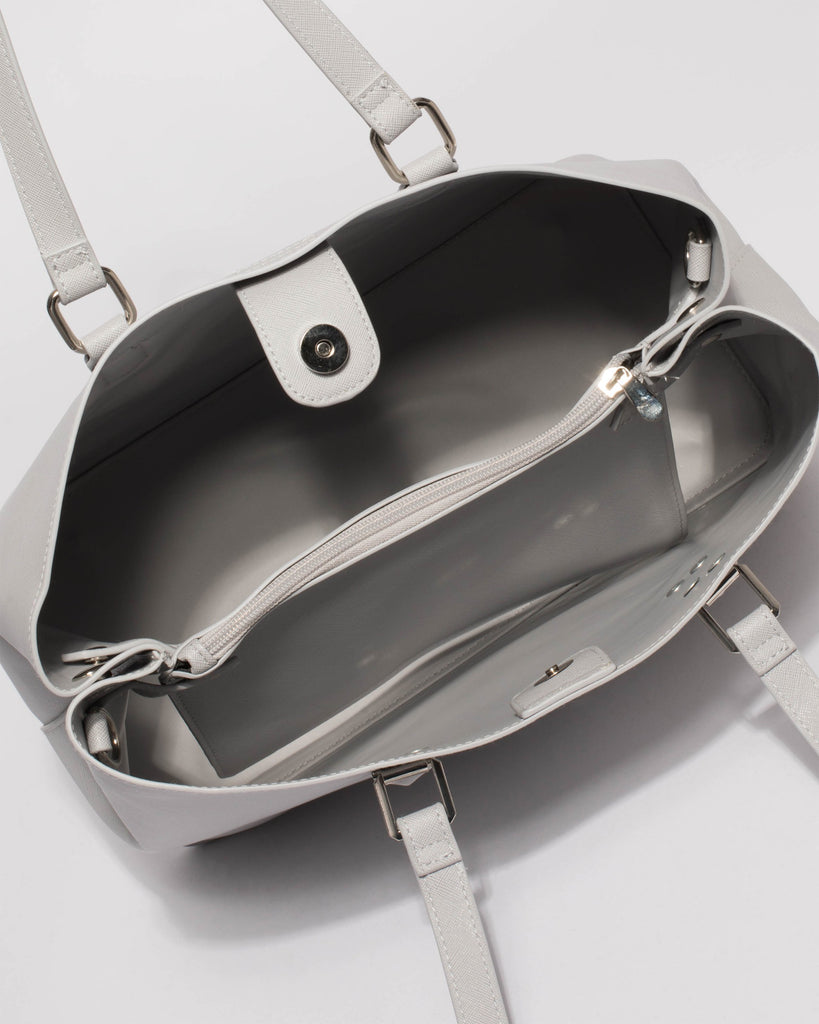 Grey Tori Large New Tote Bag