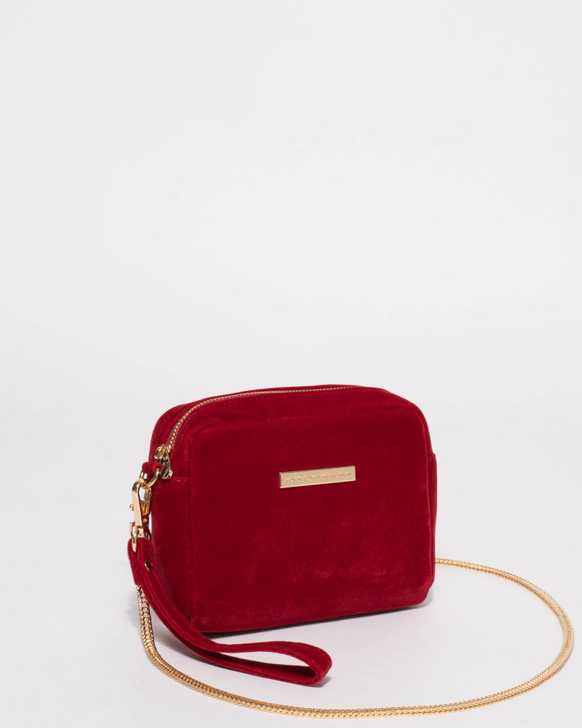 Red Suri Crossbody Bag