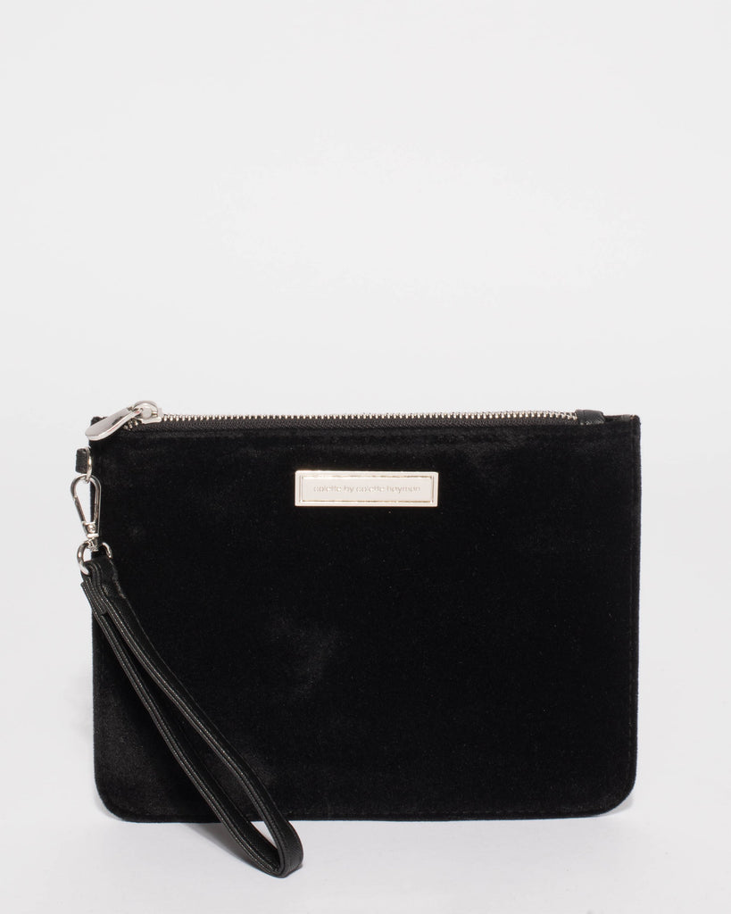 Black Velvet Clarissa Purse