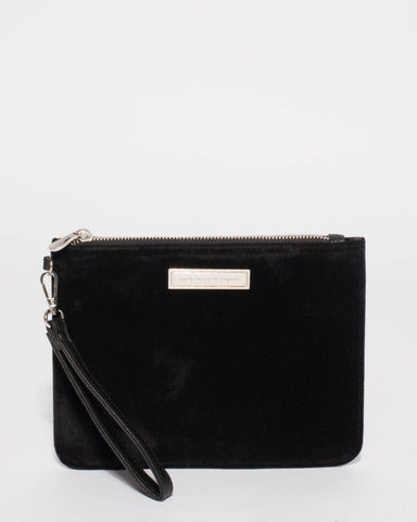 Black Velvet Clarissa Purse