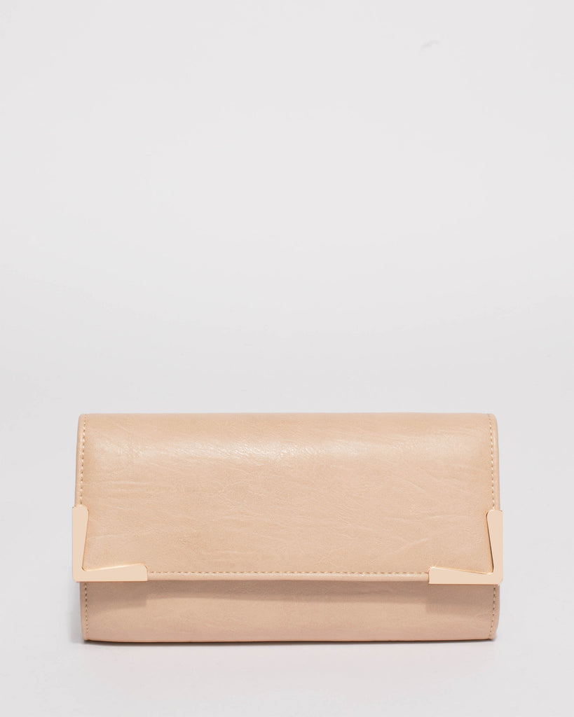 Natural Maya Evening Clutch Bag