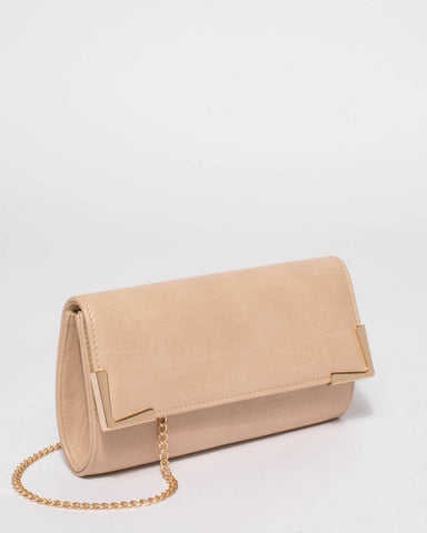 Natural Maya Evening Clutch Bag