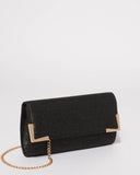 Black Maya Evening Clutch Bag