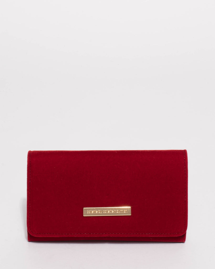 Red Maria Crossbody Bag Wallet