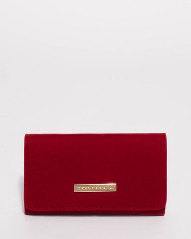 Red Maria Crossbody Bag Wallet