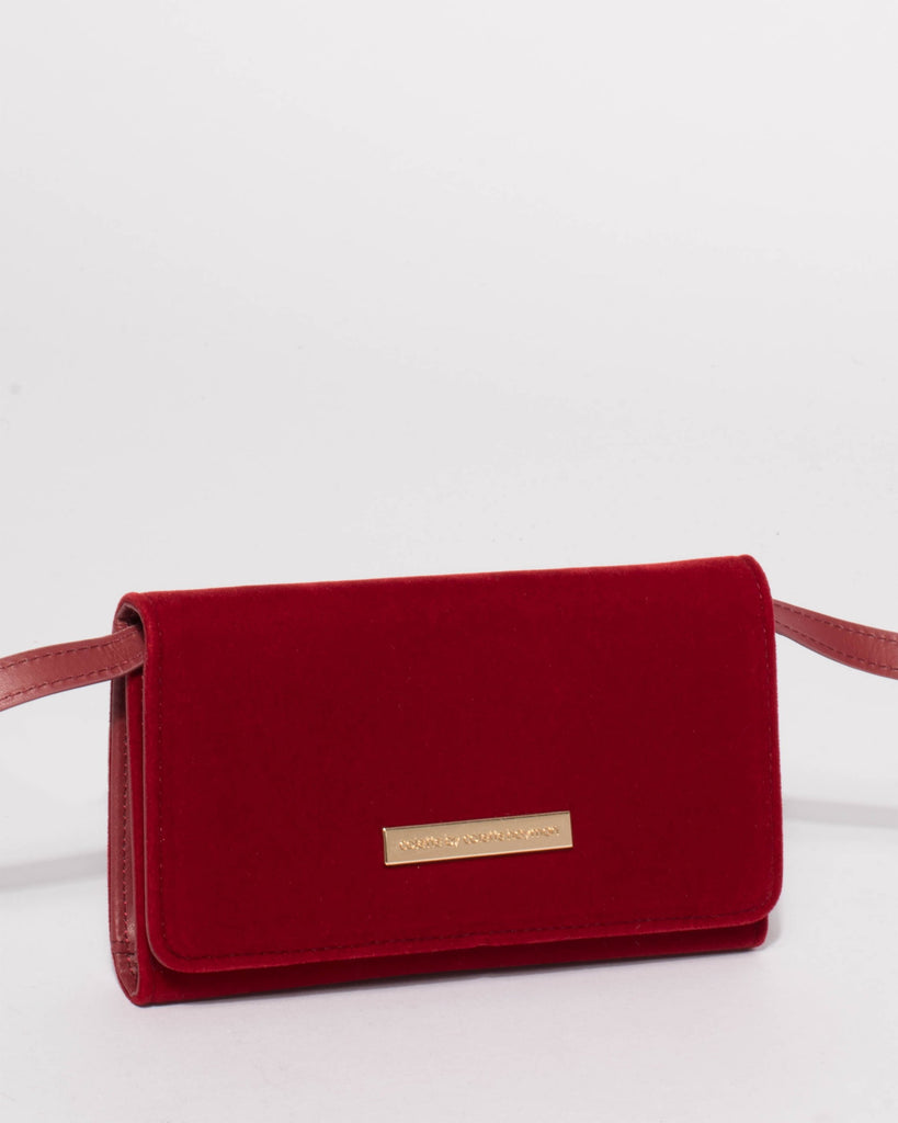 Red Maria Crossbody Bag Wallet