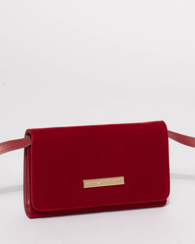 Red Maria Crossbody Bag Wallet