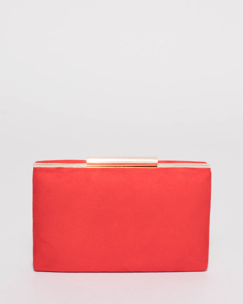 Red Jaimi Clutch Bag