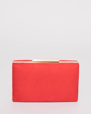 Red Jaimi Clutch Bag