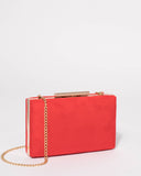 Red Jaimi Clutch Bag