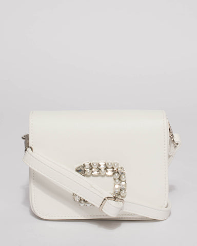White Juliette Crossbody Bag
