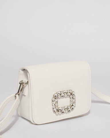 White Juliette Crossbody Bag