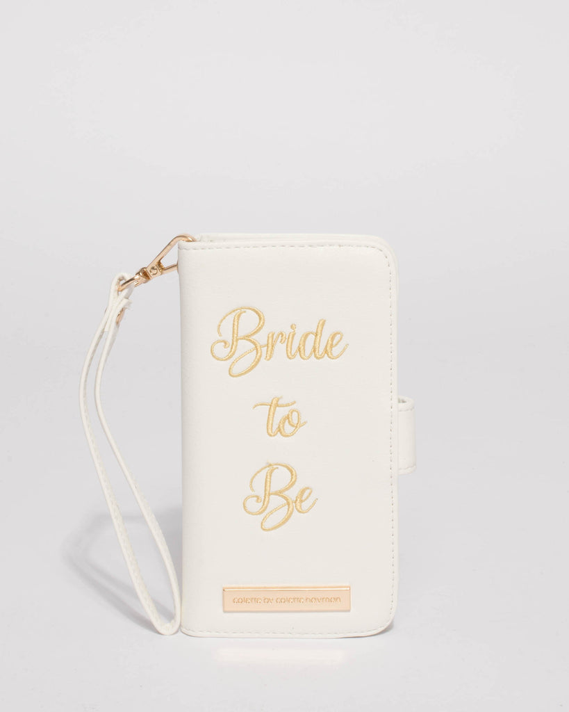 White Bride Iphone 6, 7 & 8 Plus Purse