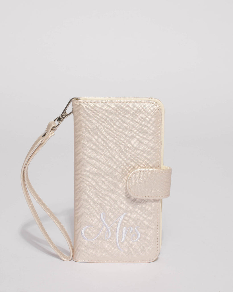 Ivory Wifey Iphone 6, 7 & 8 Plus Purse